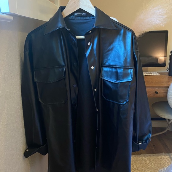 Leather Trench Coat - Picture 5 of 5